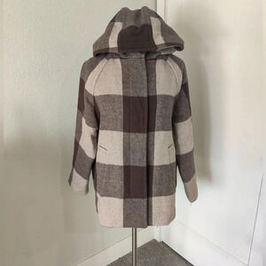 Coach Wool Coat Brown Buffalo